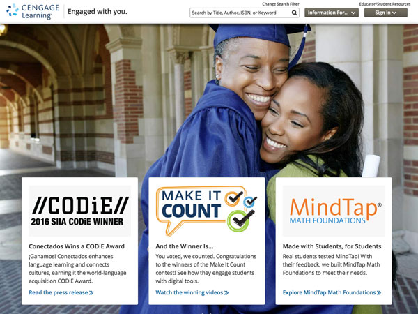 Cengage Website