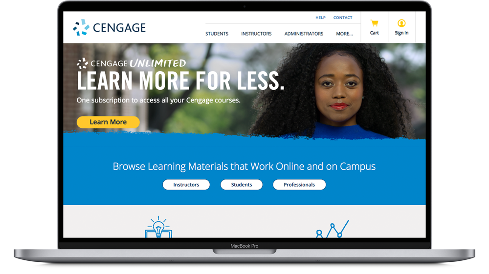 Cengage Homepage 2019